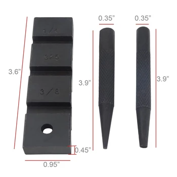 

3pcs Pocket Chainsaw Chain Punch Breaker, Chainsaw Chain Repairing Tools Set