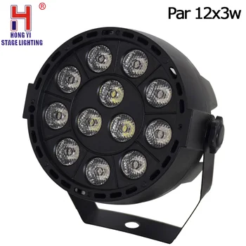

Led Par 12x3W Dj Light RGBW Light Music DMX512 For Party Lights Stage Lighting