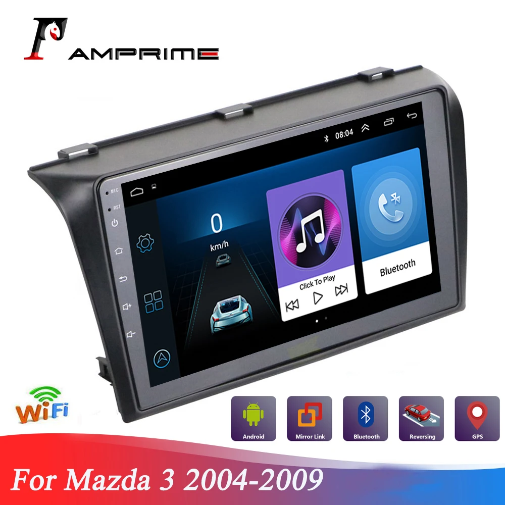

AMPrime Car Multimedia player For Mazda 3 2004-2009 Android Car GPS Radio Stereo 1G 32G WIFI Free MAP Quad Core Car Touch Screen