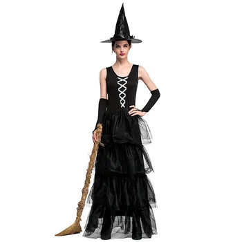 

Spellbound Witch Halloween Costume Sexy Black Adult Woman Material Item Type Source Characters Brand Name Gender Components prom