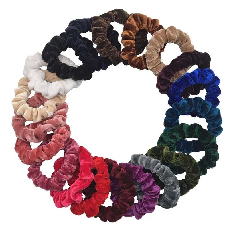  Scrunchies    Ȧ  Ÿ  ҳ ׼  Gumki Wlosow 4/6 pcs/set