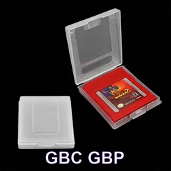 10PCS Clear Plastic Game Cartridge Cases Storage Box Protector Holder Dust Cover Replacement Shell For Nintendo GameBoy  GBC GBP