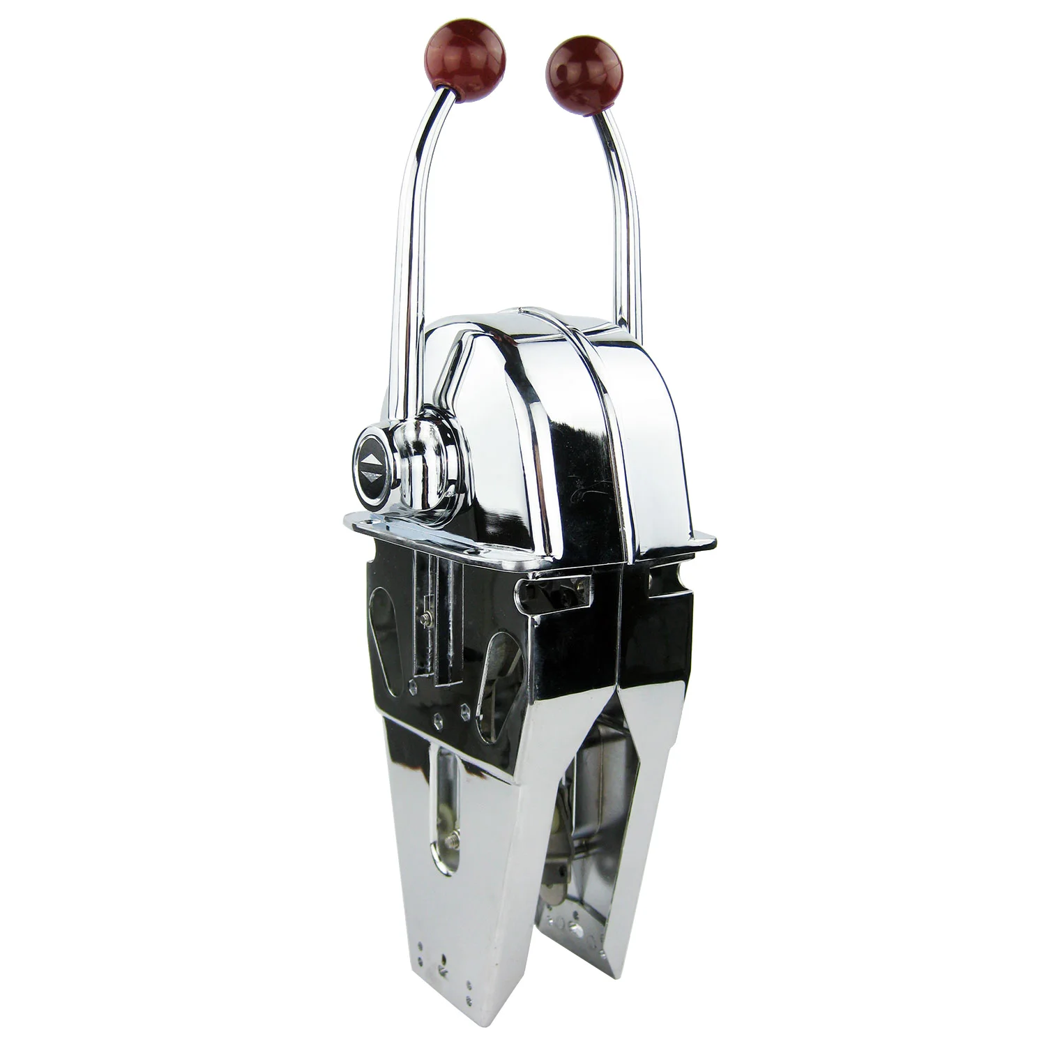 Universal Boat Dual Control Lever Marine Engine Top Mount Handle Throttle Zinc Alloy