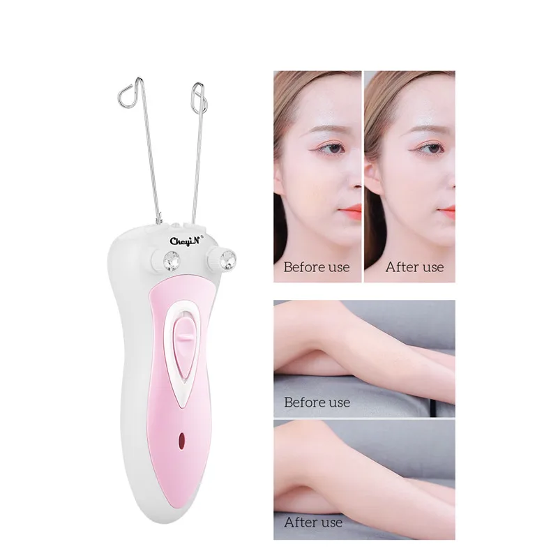 do corpo feminino algodão threading depilador shaver