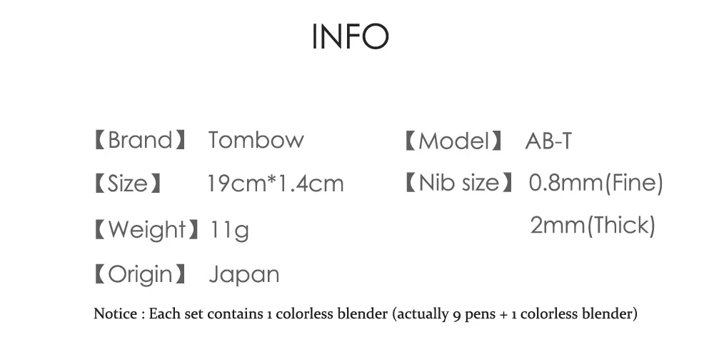 TOMBOW Япония 96 цветов Двойные головки Художественный набор кистей ручка маркер профессиональная водный маркер ручка живопись поставки