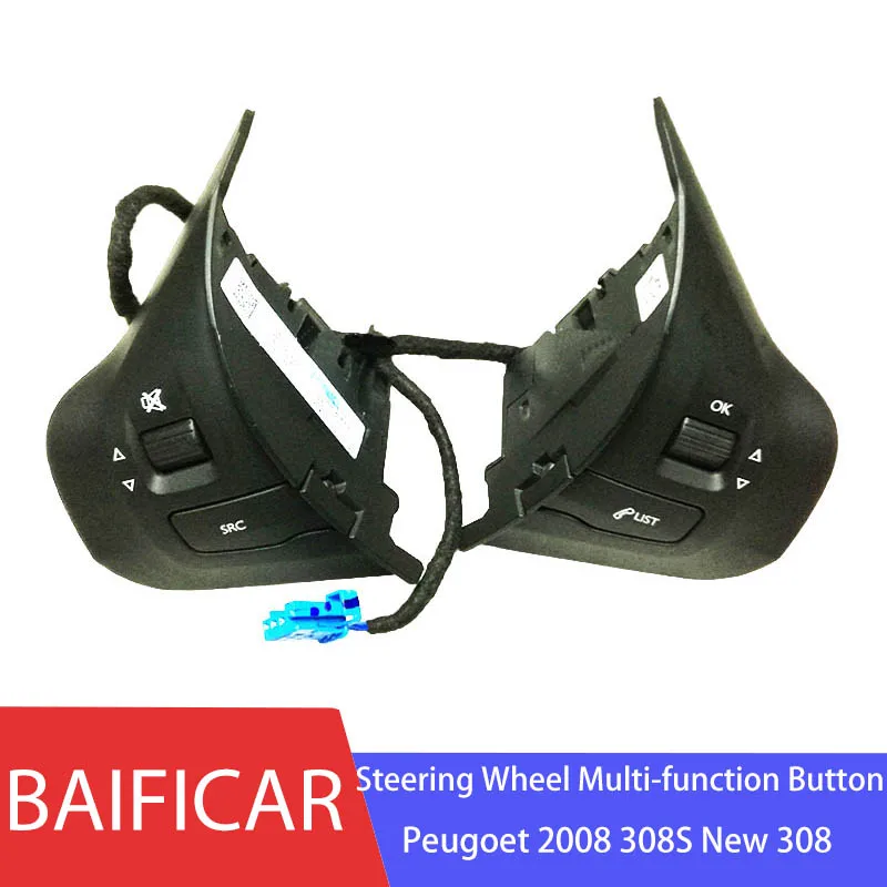 Baificar Brand New Genuine Steering Wheel Multi-Function Button Audio Bluetooth Switch 98084115ZD For Peugeot 308S 2008 308 | Автомобили и