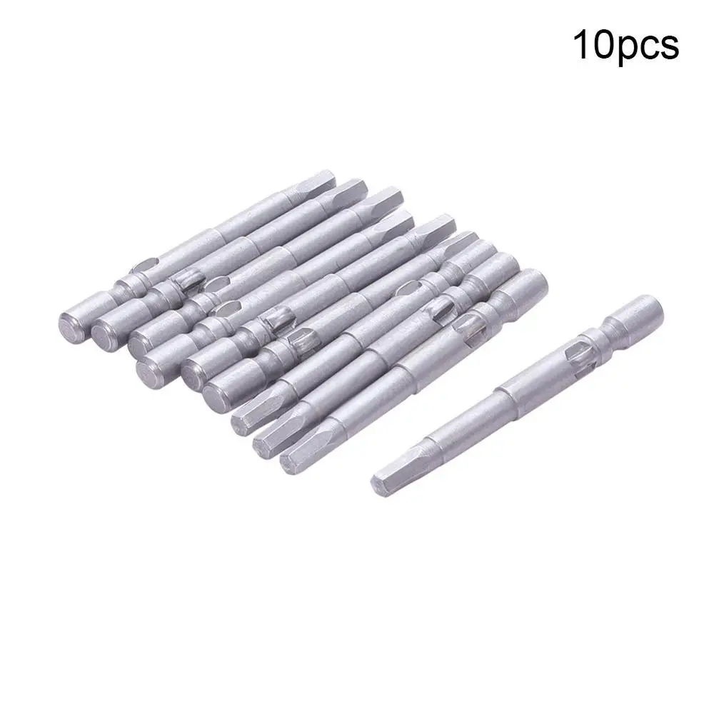 Utoolmart 10 шт. 1,5/2/2,5/3 мм магнитный шестигранные наконечники отвертки S2 Круглый хвостовик Диаметр 4 мм 40 мм Длина отвертка бит ручной инструмент - Цвет: 2.5mm Tip Size