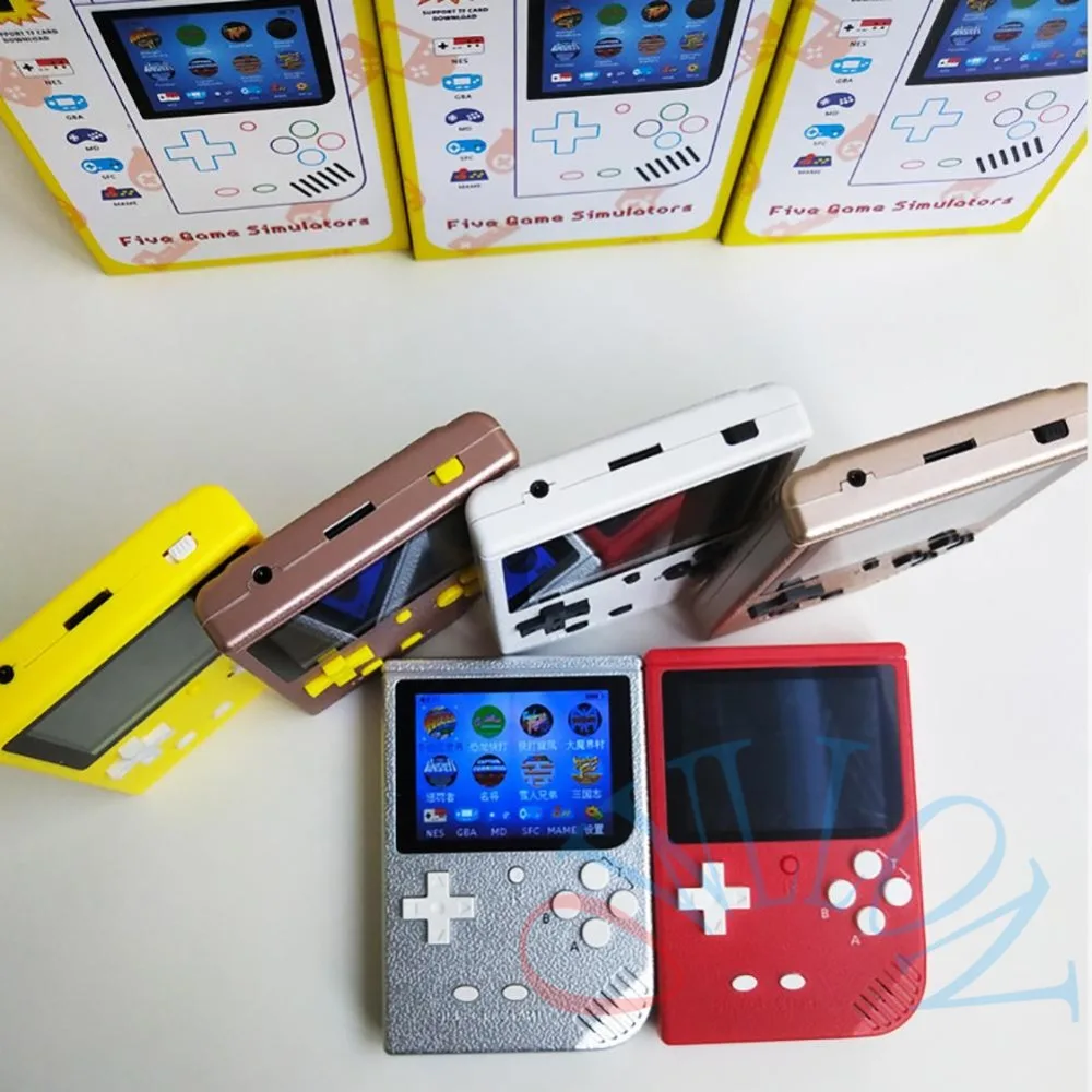 2000 In 1 Retro gmae Handheld Game Console Color LCD Kids Color Game Player SUP Built-in 5 Large Simulator For GBA Arcade FC
