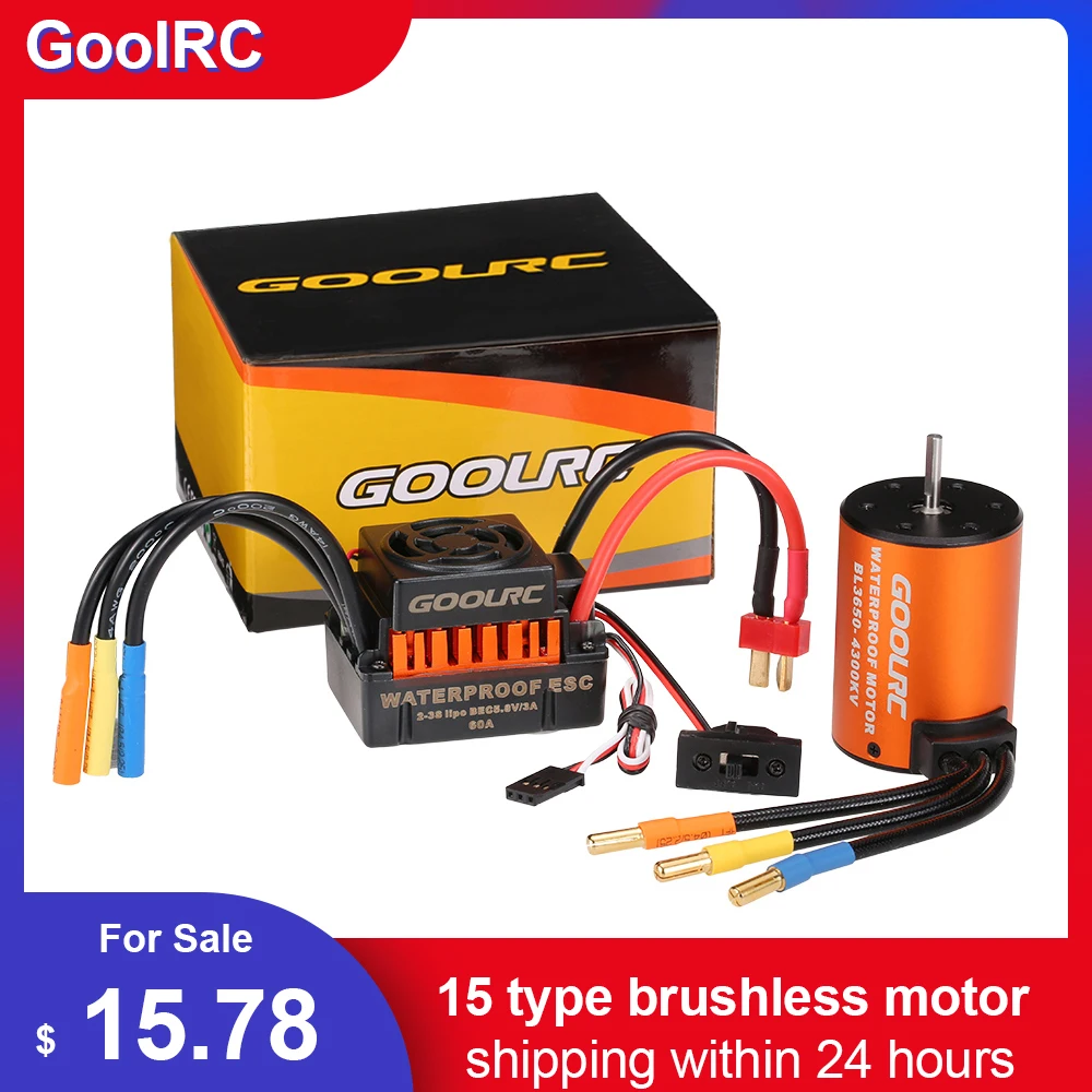 Бесщеточный мотор GoolRC Moteur 3650 3660 F540 3500KV 3100KV 3300KV 3800KV 3900KV 4300KV 4370KV 45A 60A ESC для деталей