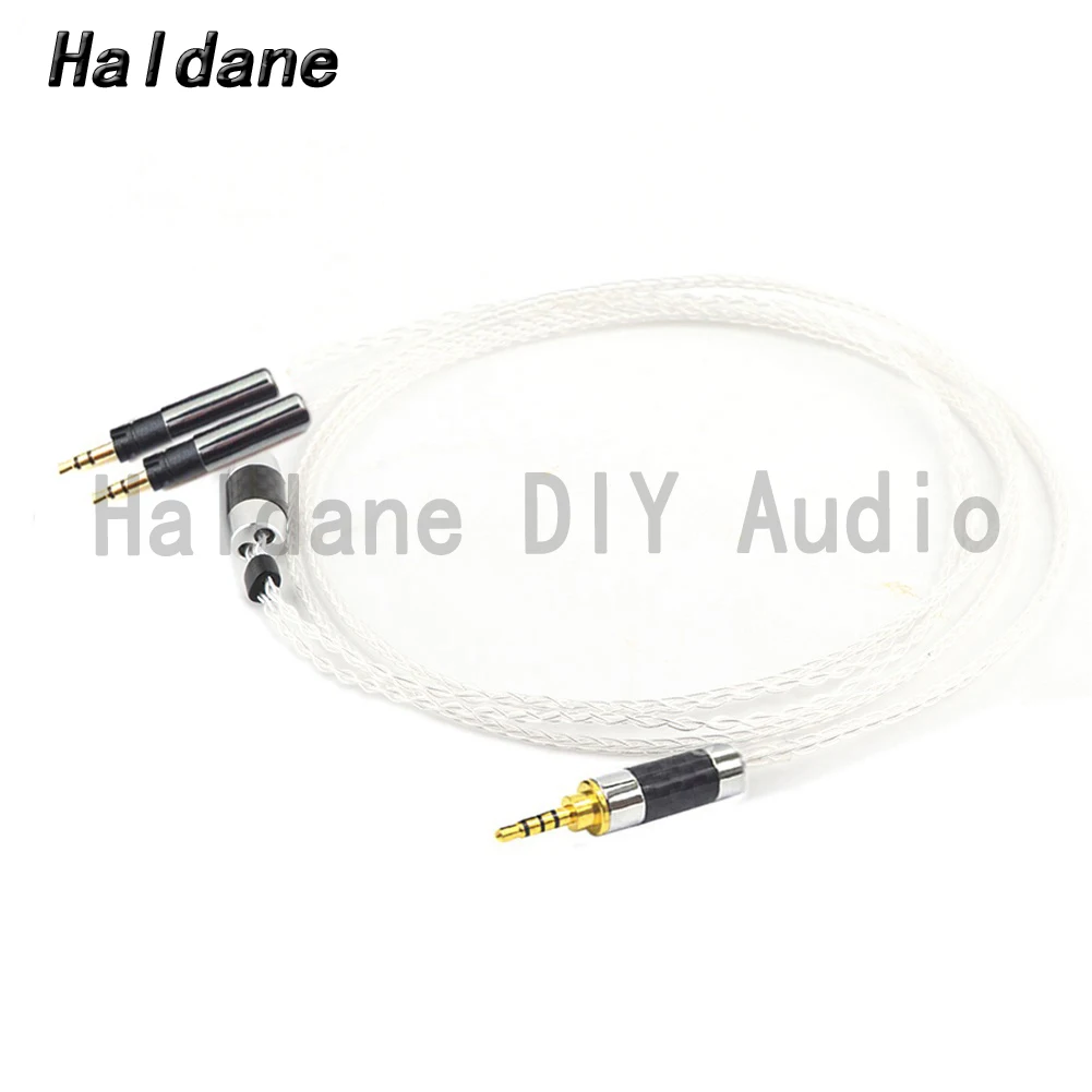 

Haldane HIFI DIY 7n Single Crystal Silver Plated Headphone Upgrade Replacement Cable for ATH-R70X R70X Headphones