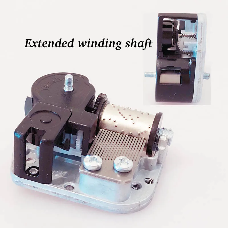 

DIY music box mechanism with extended winding shaft Christmas gifts unusual gift