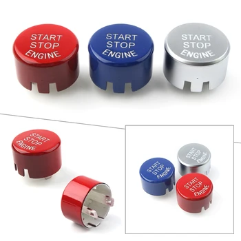 

For BMW 5 Series G30 G Class Car Engine Start Stop Button Switch Cover Trim Blue Red Black ABS Plastic