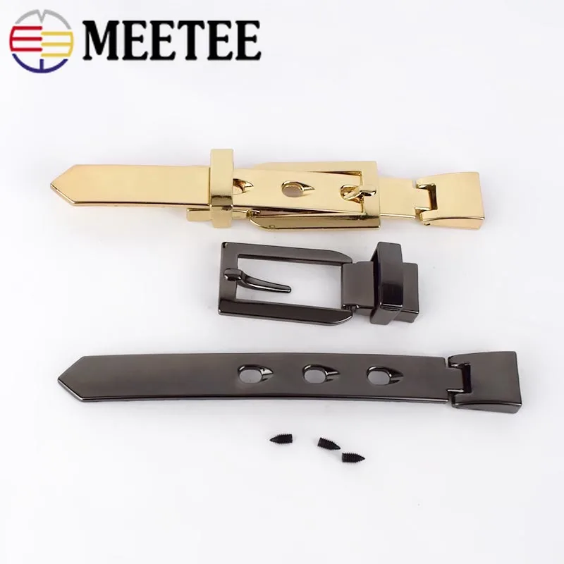 Металлическая пряжка для ремня Meetee 1/2 шт. металлические аксессуары сумок шитья
