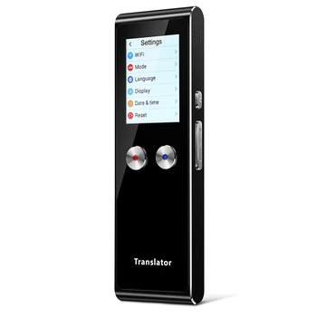 

T8S Portable Voice Translator Wifi Real Time Instant 70 Languages Press Sn 800MAH Battery Translation Language for Travel B
