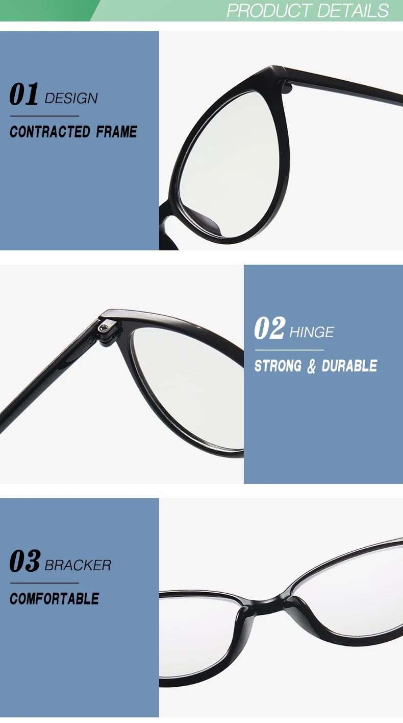 Fashion Women Cat Eye Eyeglasses Frame Men Optical Glasses Frame Retro Eyeglasses Computer Glasses Transparent glasses