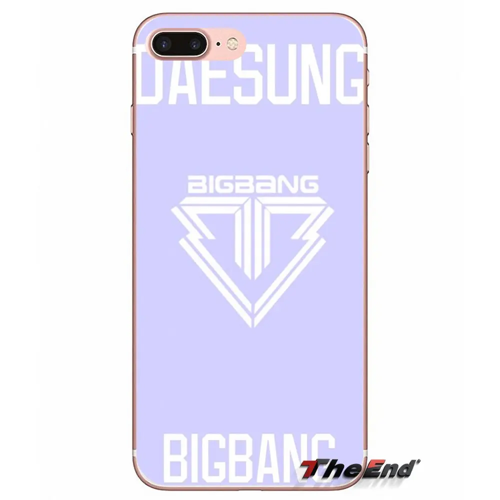 Для Samsung Galaxy J1 J2 J3 J5 J7 A3 A5 A7 2015 2016 2017 J330 J530 J730 прозрачный мягкий чехол Чехлы KPOP BIGBANG
