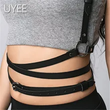 Женское Трендовое сексуальное нижнее белье, ремень, регулируемый кожаный подвязка, Женский эротический пояс, ремни, Женское боди, подтяжки, ремни