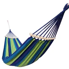 Холст гибочная палка гамак опрокидывающийся один двойной открытый качели открытый гамак с деревянной палкой портативный