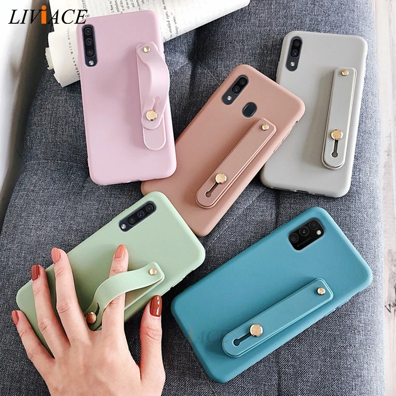 Наручный ремень силиконовый чехол для samsung galaxy M30S A30 A50 A40 A20 A70 A10 A7 2018 a51 a71 a21s a31