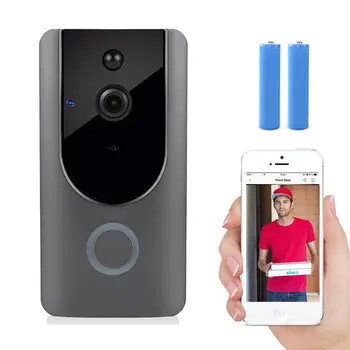 

Video Doorbell Smart Wireless WiFi Security Door Bell Visual Recording Home Monitor Night Vision Intercom Door Phone