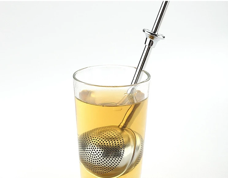 50 шт., креативная чайная ложка из нержавеющей стали, сетчатый фильтр для трав, фильтр для специй, шарик для заварки