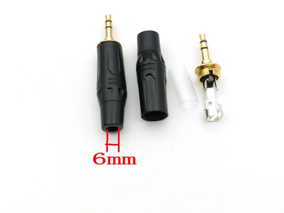 50pcs 3 5mm Stereo For Repair Headphone Jack Plug Cable Audio Connector Mini 3 5mm Jack New