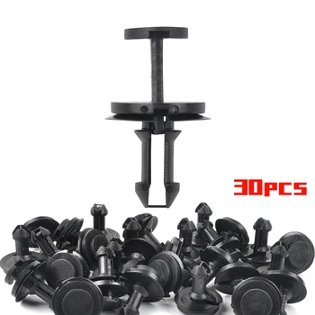 

QEEPEI 30Pcs Front Air Deflector Retainer Clip Front Bumper Clips for GMC Sierra/Chevrolet Silverado Replacement OEM 15733971