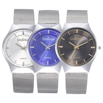 

Luxury Classic Men Watch Mesh Belt Students Watch Casual Male Student Wrist Watches Clock Male Hour Relogio Masculino C047