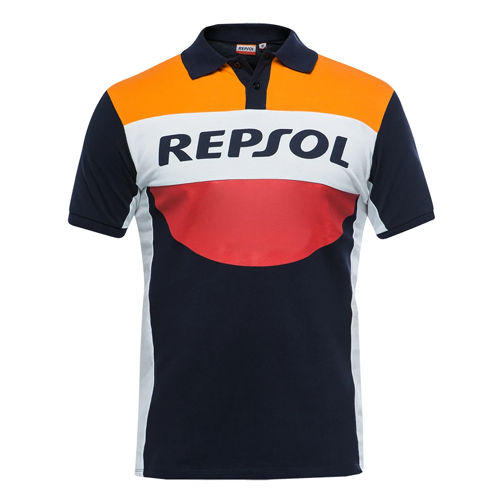 

Repsol Polo Shirt Motorcycle ATV Bike Riding Motocross Mountain Bicycle Men's T-shirt