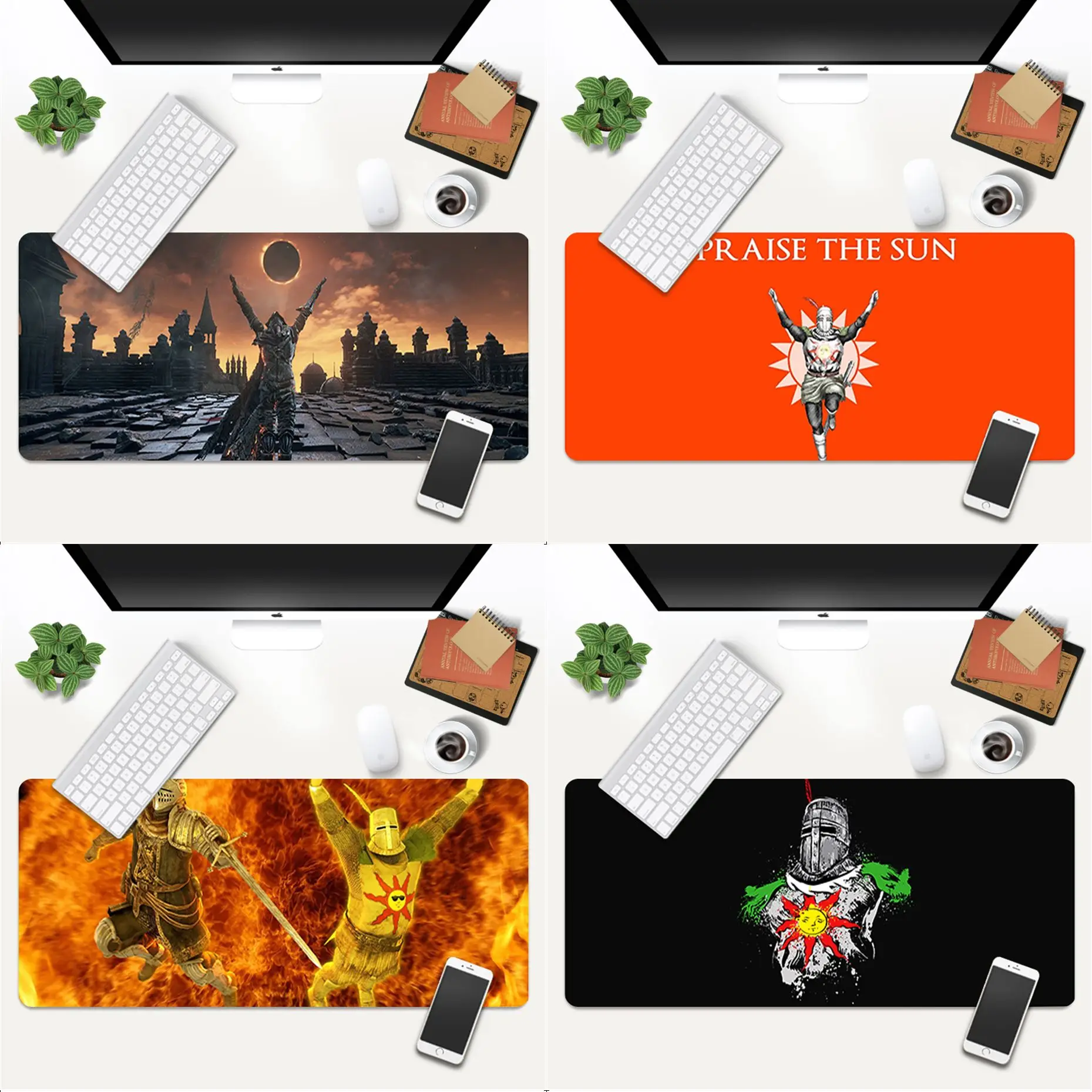 

Non Slip PC Praise the Sun Dark Souls gamer play mats Mousepad Gaming Mouse Pad Large Deak Mat 700x300mm for overwatch/cs go