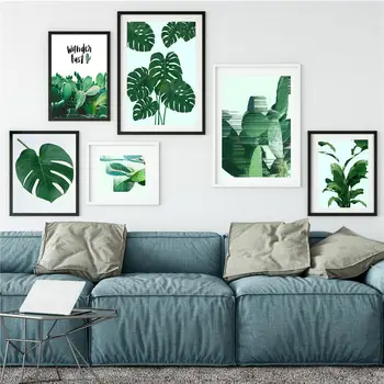 

Custom Poster Green Grass@Y Canvas Wall Art Picture Set Posters Home Decor Prints Abstract Prints for Room20-0923-12