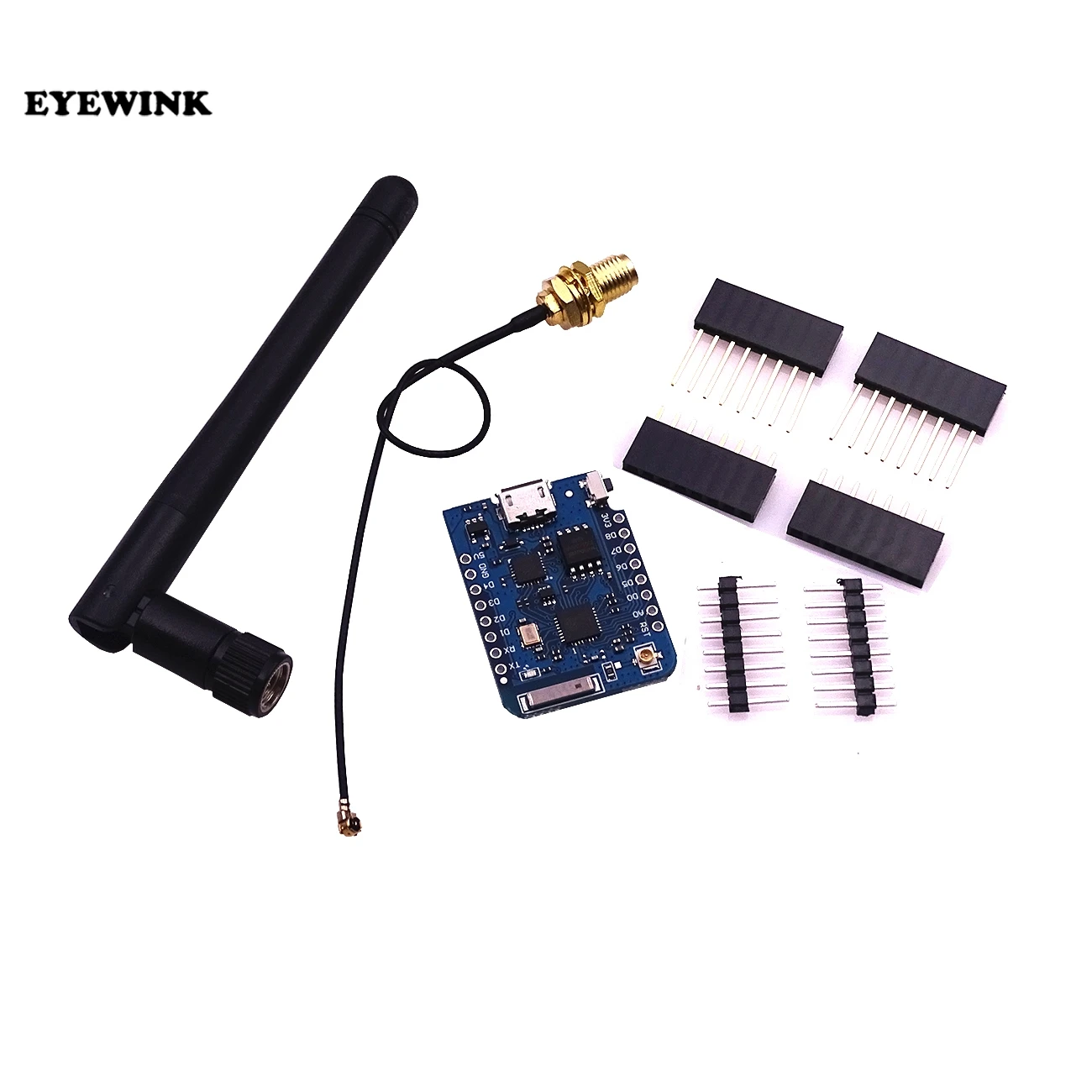 Внешний антенный разъем для WEMOS D1 Mini Pro 4M 16M Bytes NodeMCU ESP-8266EX CP2104 WIFI макетная плата Micro