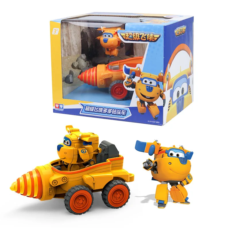 

AULDEY Super Pan Toy Set Transformation a Lot Drill Bit Bag Sheriff Patrol Millie Melody Space Vehicle