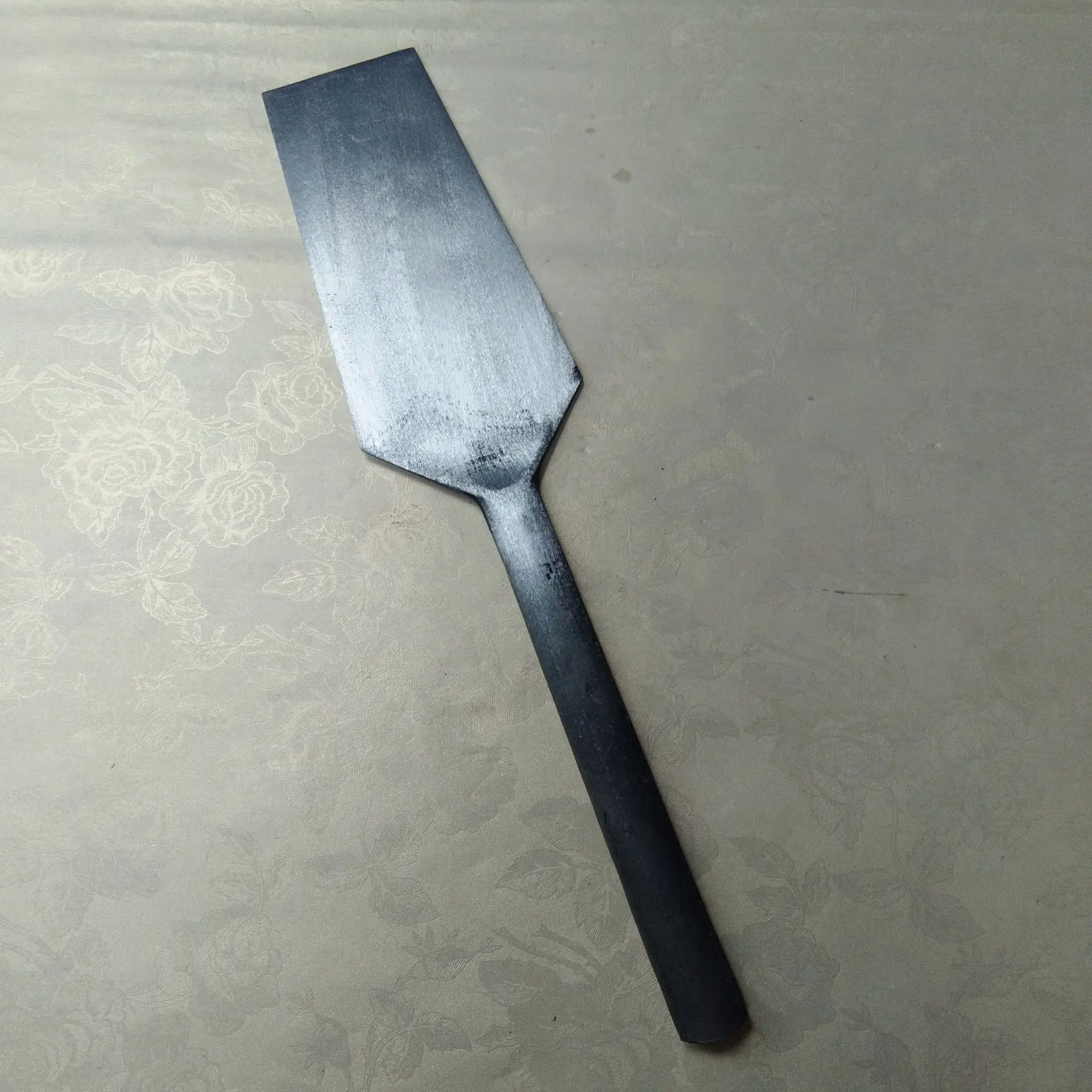 

Handmade Forged Double-Sided zhuan dao Wall Knife (Bricklayer's) Cleaver Tool Cut Brick Mason (Bricklayer's) Cleaver Plastic Han