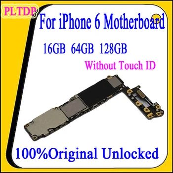 

Factory unlocked for iphone 6 4.7inch Motherboard With/ Without Touch ID , Original for iphone 6 Mainboard 16GB /64GB /128GB