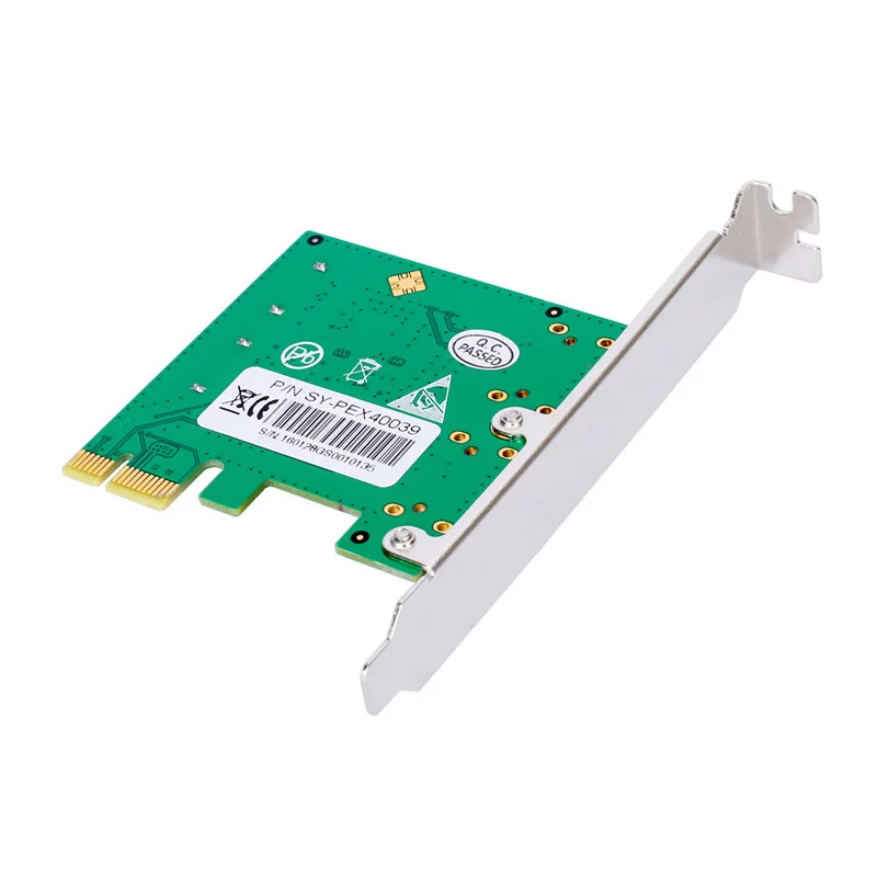 QINDIAN PCI Express PCIE PCI-E SATA карты контроллера SATA 2-Порты и разъёмы SATA 3 PCIe 2,0x1 карточная игра низкий профиль кронштейн ASMedia ASM1061 чип
