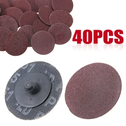 Disques abrasifs de Type R, 40 pièces/lot, 2 pouces, 50mm, grain 40/80/120/240 