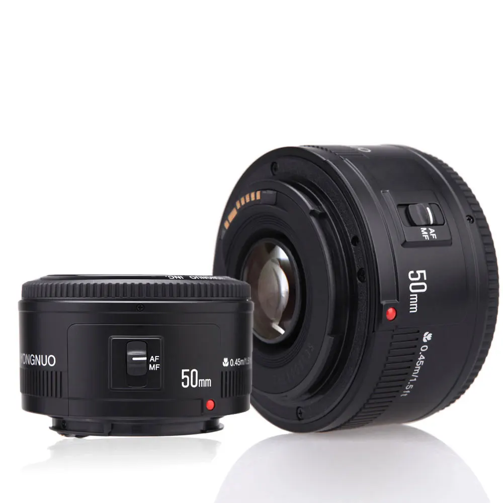 Объектив YONGNUO YN50 мм f1.8 YN EF 50 f/1 8 AF апертура объектив с автофокусом для Canon EOS 60D 70D 5D2