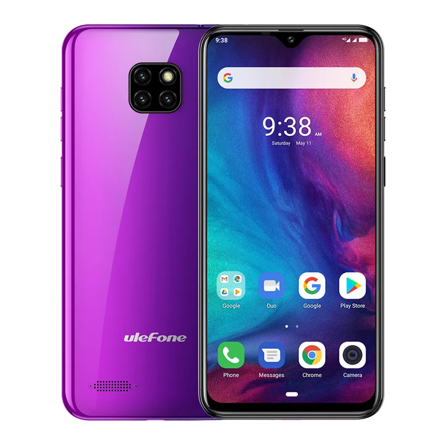 Ulefone Note 7P 4G смартфон Android 9 0 отпечаток лица ID 6 1 &quotMT6761 четырехъядерные телефоны 3500
