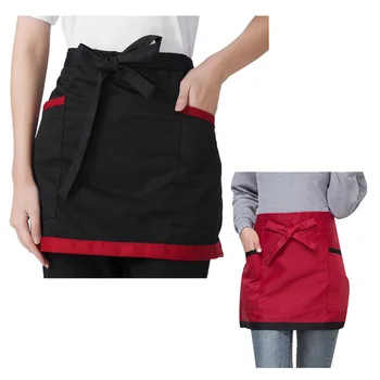 

Universal Half Short Apron for Kitchen Cooking Bar Cafe Pub Waiter