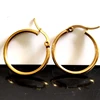 Wholesale 22Pairs  Hoop Earrings For Women Stainless Steel Wedding Jewelry 6