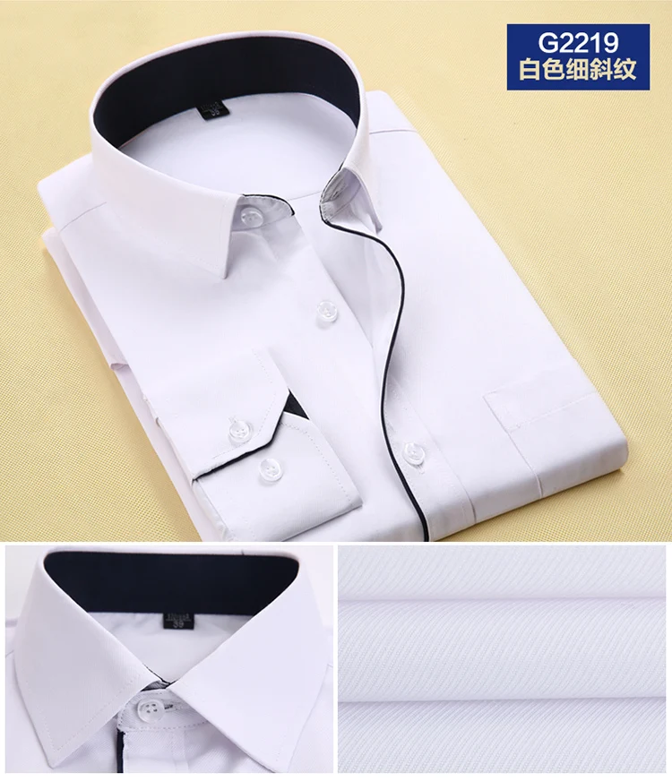 Большие размеры Longo Da Luva Dos Homens Camisas de Vestido Camisa do Desgaste формальный De Trabalho De Escritório de Negócios de Moda Ma