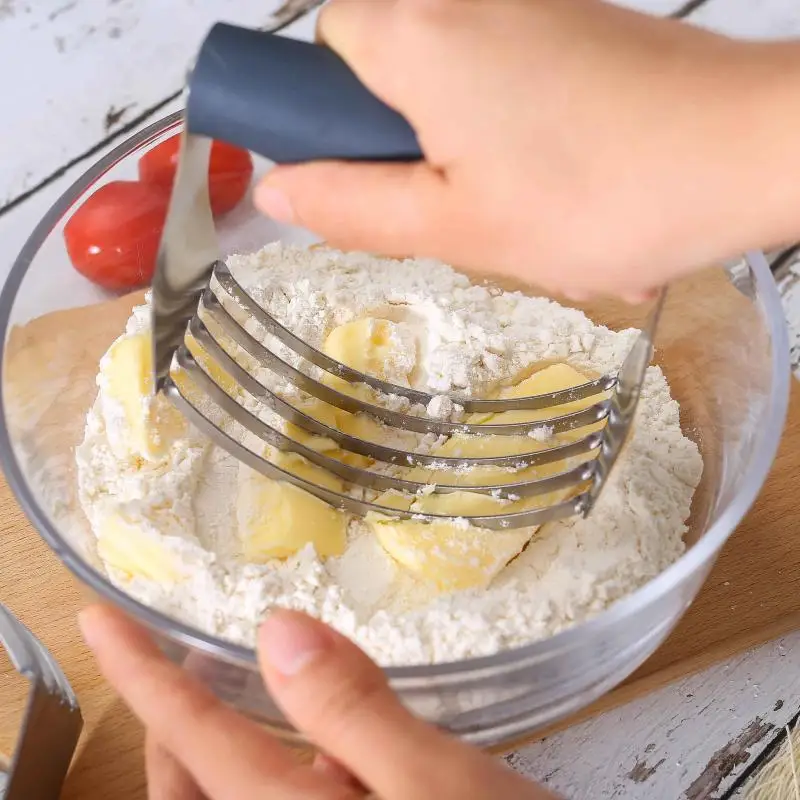 1 Pc Professional Pastry Cutter With Blades Kitchen Accessories Butter Blender Stainless Steel Baking Dough Cutter Home Cocina dough mixer,pancake batter mixer