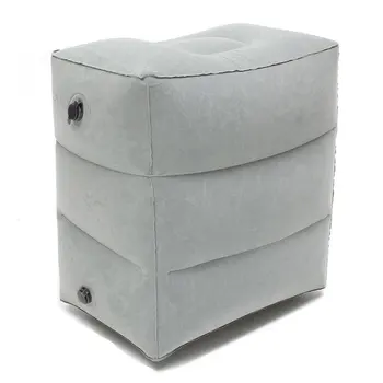 

Portable Inflatable Foot Rest Pad Footrest Air Cushion Pillow 3 Layers Travel Home Office