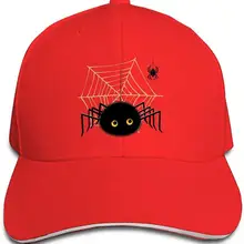 Unisex Cartoon Spider Web Fashion Peaked Cap Baseball Cap for Travel/Sports
