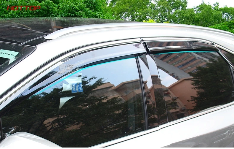Прозрачный Пластиковый оконный козырек вентиляционные шторы Защита от солнца и дождя для LEXUS RX300 200t RX450h