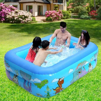 

1.5m/1.3m/1.2m Inflatable Swimming Pool Adults Kids Pool Bathing Tub Outdoor Indoor Swim Pool Electric Air Pump US/UK/EU Plug