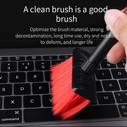 Outils de nettoyage de clavier d'ordinateur multifonctions 4 en 1, brosse anti poussière pour espace de coin 