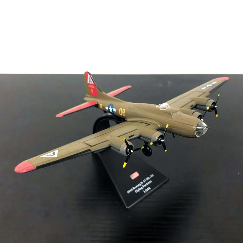 AMER 1/144 масштаб военная модель игрушки 1944 Boeing B-17 MK III летающая крепость бомбардировщик литой металлический самолет модель игрушки для коллекции