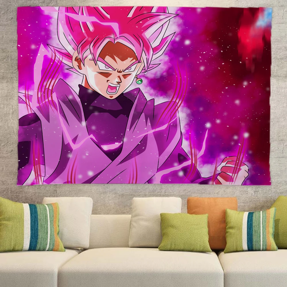 Классический японский аниме Dragon Ball настенный большой гобелен из полиэстера 200x150 см Декор Сон Гоку шторы из полиэстера длинный стол Крышка